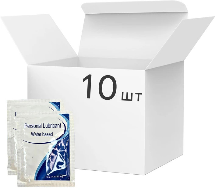 Лубрикант на водній основі Personal Lubricant 4.33 мл x 10 шт