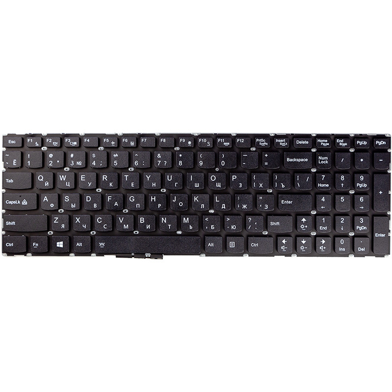 Клавиатура для ноутбука LENOVO Erazer Y50, Y50-70, Ideapad U530 черный