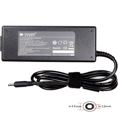 Блок питания для ноутбуков PowerPlant DELL 220V, 19.5V 130W 6.7A (4.5*3.0)