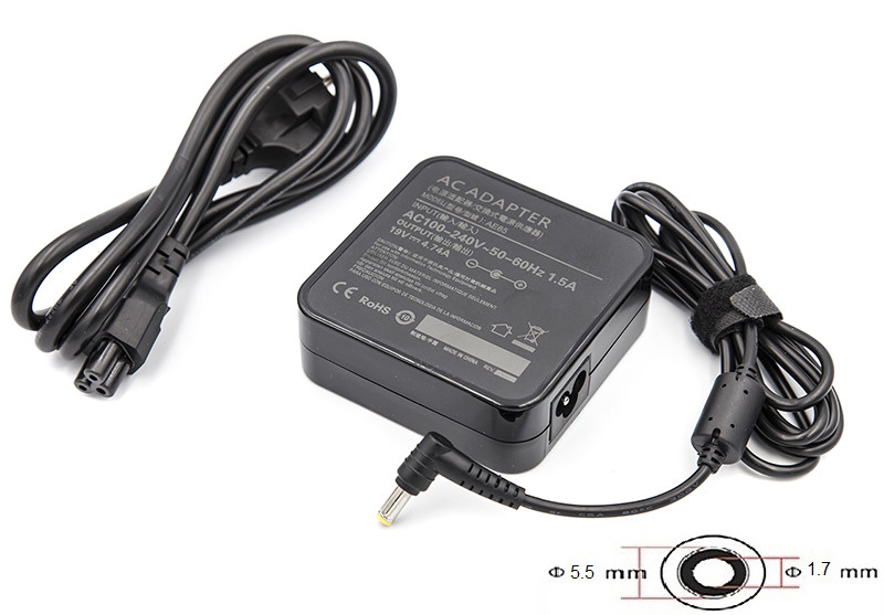 Блок питания для ноутбуков PowerPlant ACER 220V, 19V 90W 4.74A (5.5*1.7) wall mount