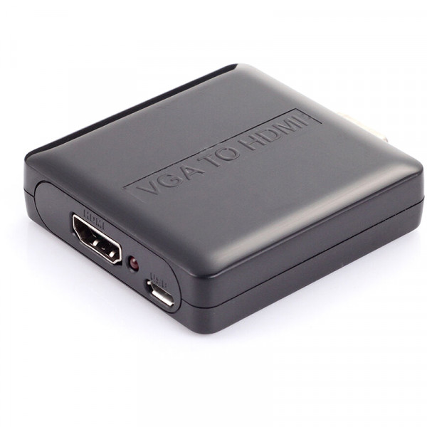 Конвертер PowerPlant HDMI - VGA + R/L (HDCVGA02-M)