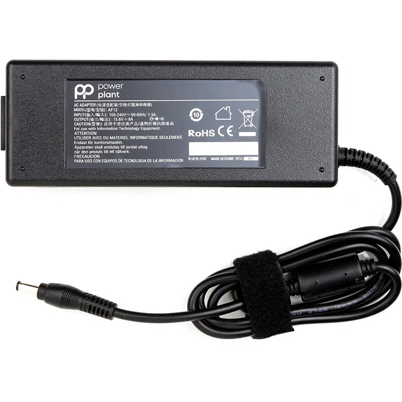 Блок питания для ноутбуков PowerPlant PANASONIC 220V, 15.6V 125W 8A (5.5*2.5)