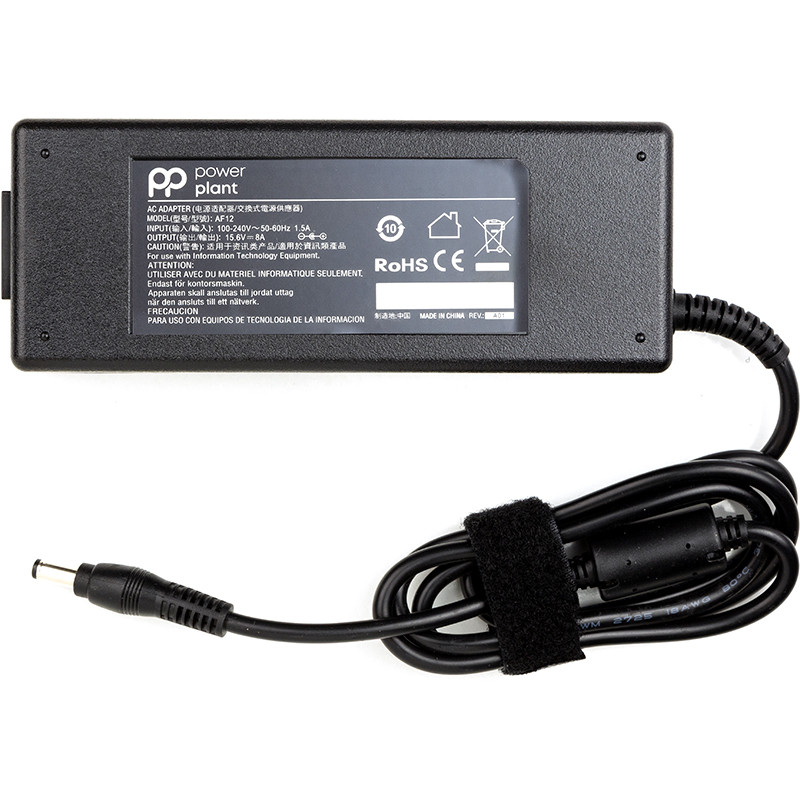 Блок питания для ноутбуков PowerPlant PANASONIC 220V, 15.6V 125W 8A (5.5*2.5)