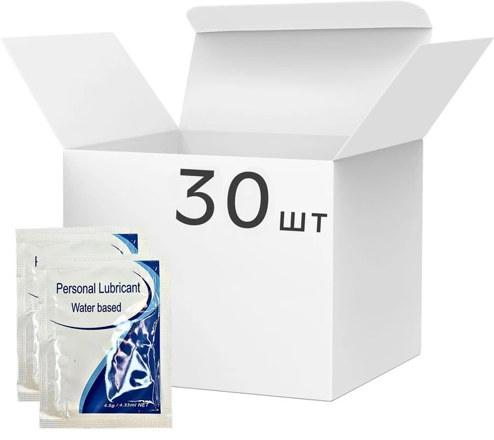 Лубрикант на водній основі Personal Lubricant 4.33 мл x 30 шт