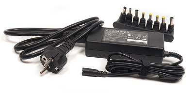 Универсальный блок питания для ноутбуков PowerPlant 220V, 15-24V 90W 6A