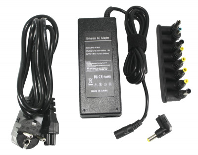 Универсальный блок питания для ноутбуков PowerPlant 220V, 15-20V 120W 10A