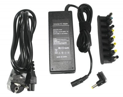 Универсальный блок питания для ноутбуков PowerPlant 220V, 15-20V 120W 10A