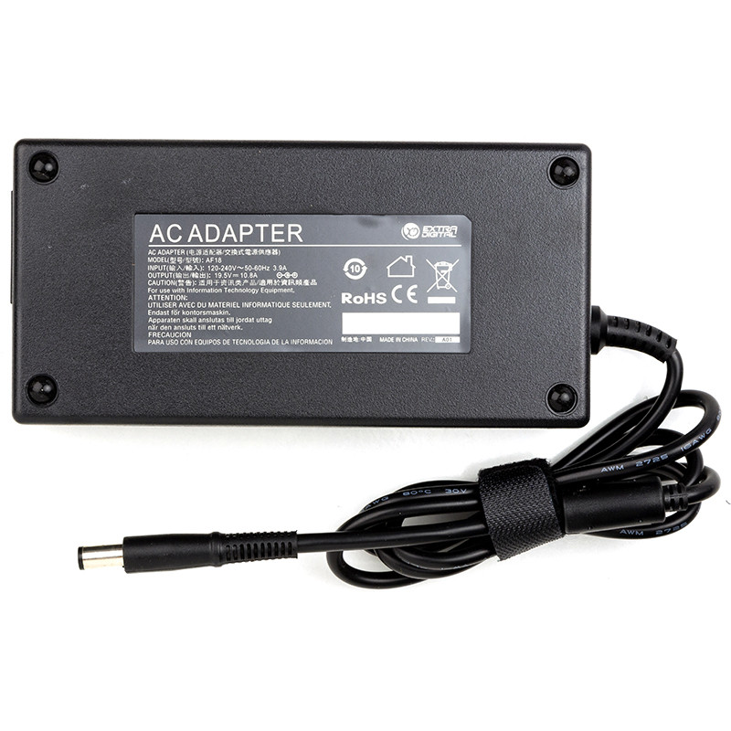 Блок питания для ноутбуков PowerPlant DELL 220V, 19.5V 210W 10.8A (7.4*5.0)