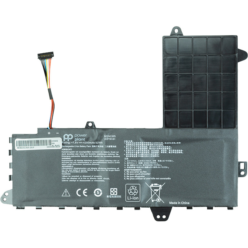 Аккумулятор для ноутбуков ASUS EeeBook E402M (B21N1505) 7.6V 32Wh (original)