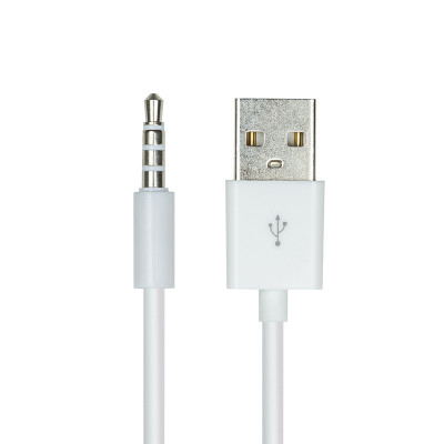 Кабель-переходник PowerPlant USB AM - 4pin Jack 3.5мм для iPod Shuffle, 0.15 м