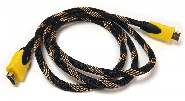 Видео кабель PowerPlant HDMI - HDMI, 1.5м, позолоченные коннекторы, 1.3V, Nylon