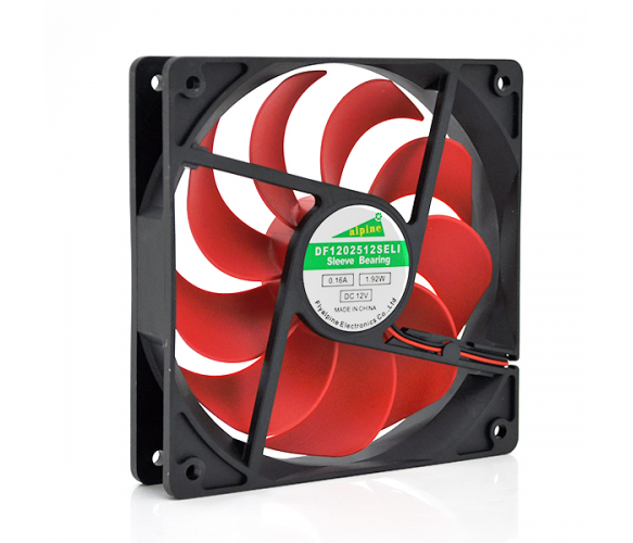 Кулер корпусной Merlion 12025 DC sleeve fan 2pin - 120*120*25мм, 1100об/мин