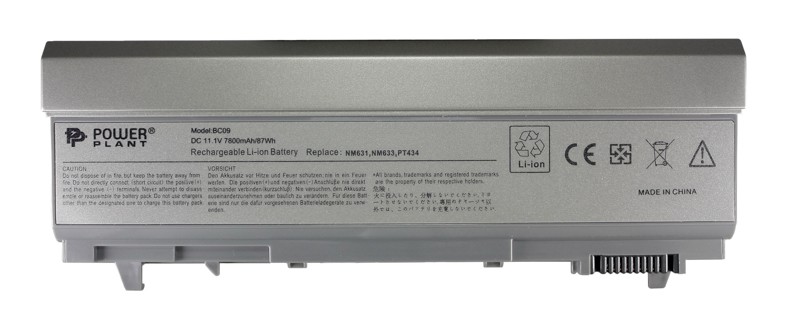 Аккумулятор PowerPlant для ноутбуков DELL Latitude E6400 (PT434, DE E6400 3SP2) 11.1V 7800mAh