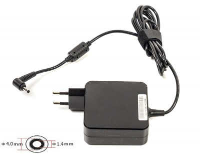 Блок питания для ноутбуков PowerPlant ASUS 220V, 19V 65W 3.42A (4.0*1.35) wall mount