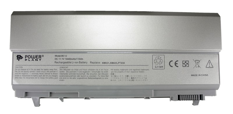 Аккумулятор PowerPlant для ноутбуков DELL Latitude E6400 (PT434, DE E6400 3SP2) 11.1V 10400mAh