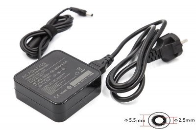 Блок питания для ноутбуков PowerPlant ASUS 220V, 19V 90W 4.74A (5.5*2.5) wall mount