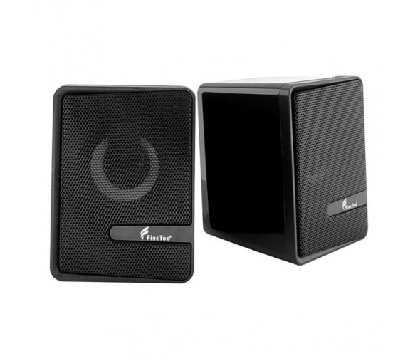 Колонки 2.0 Hotmai FT-300 USB+3.5mm, 2x3W, 20Hz- 18KHz, с регулятором громкости, Black, BOX, Q24