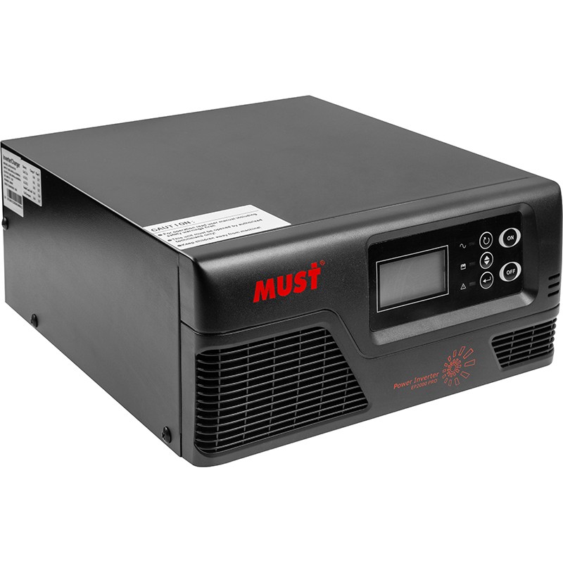 Преобразователь напряжения Must 300W с чистой синусоидой, 12V, LCD