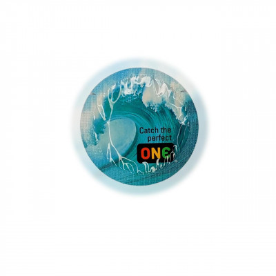 Презерватив One Catch the perfect Color Sensations Блакитний 1 шт