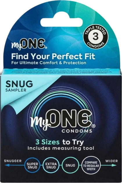 Презервативи My ONE Snug Sampler 3 шт