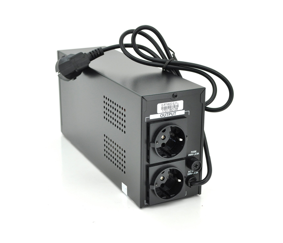 ИБП Ritar E-RTM600 (360W) ELF-L, LED, AVR, 2st, 2xSCHUKO socket, 1x12V7Ah, metal Case Q4 (310*85*140)