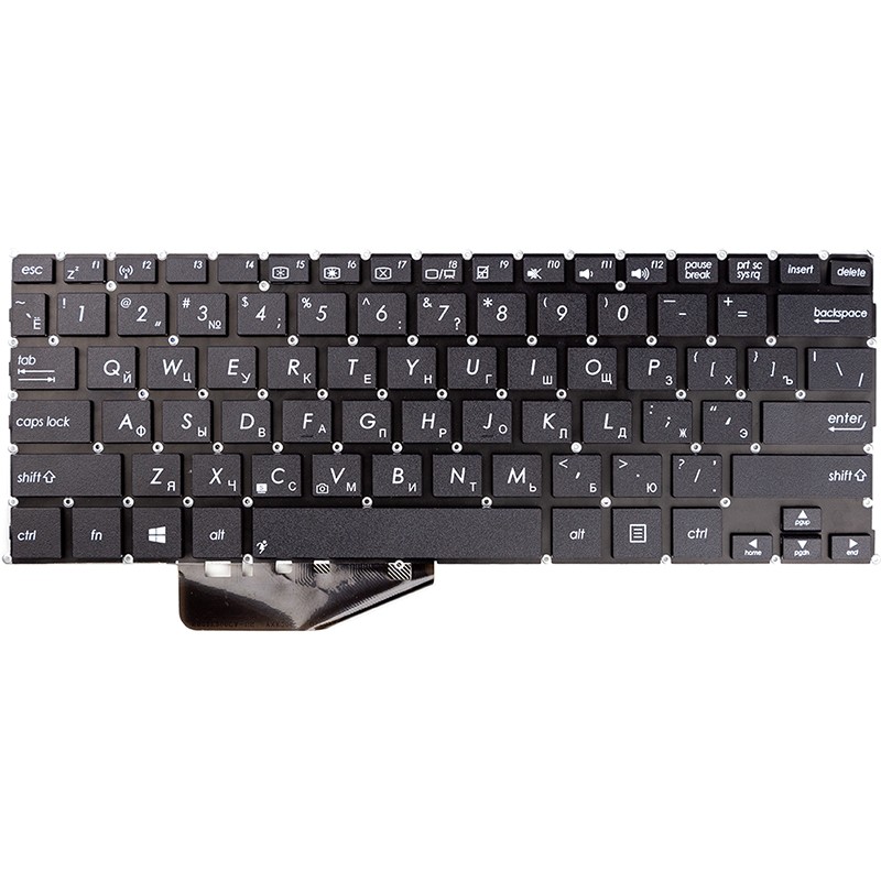Клавиатура для ноутбука ASUS F200CA, X200CA черный