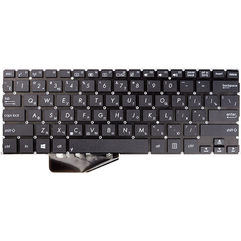 Клавиатура для ноутбука ASUS F200CA, X200CA черный