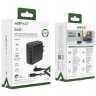 Мережевий зарядний пристрій Acefast A37 USB/ 3 Type-C QC PD 100W чорний + кабель Type-C to Type-C