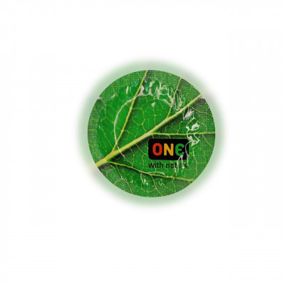 Презерватив One with nature Color Sensations Зелений 1 шт