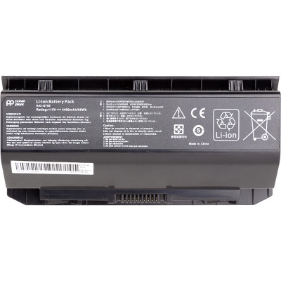 Аккумулятор PowerPlant для ноутбуков ASUS G750 Series (A42-G750) 15V 4400mAh