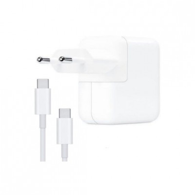 Мережевий зарядний пристрій для Apple USB-C Type-C на Type-C 61W білий