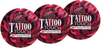 Презервативи One Tattoo Touch з текстурним малюнком 3 шт