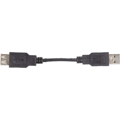 Кабель PowerPlant USB 2.0 AF – AM, 0.1м