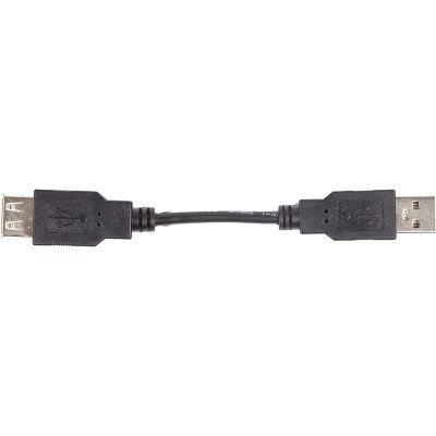 Кабель PowerPlant USB 2.0 AF – AM, 0.1м