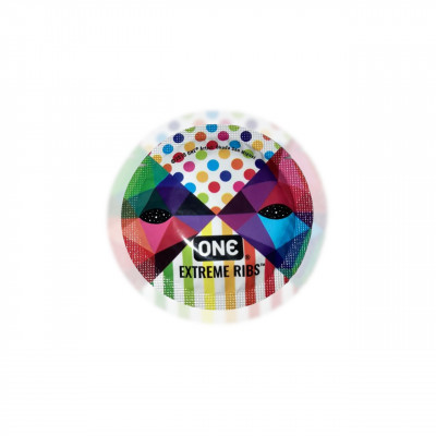 Презервативи One Extreme Ribs екстремально ребристі 1 шт
