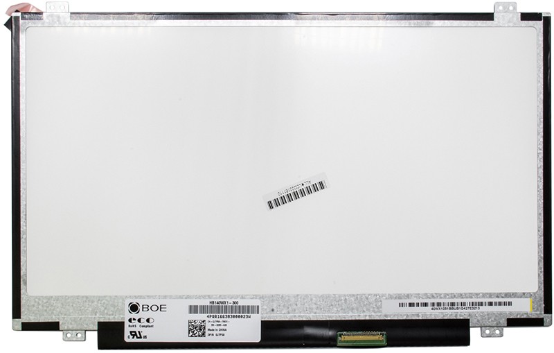 Матрица 14.0" 1366x768 HD, LED, Slim, глянцевая, 40pin (справа), A+