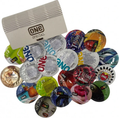 Набір презервативів One Special 20 шт у дерев'яній скриньці L